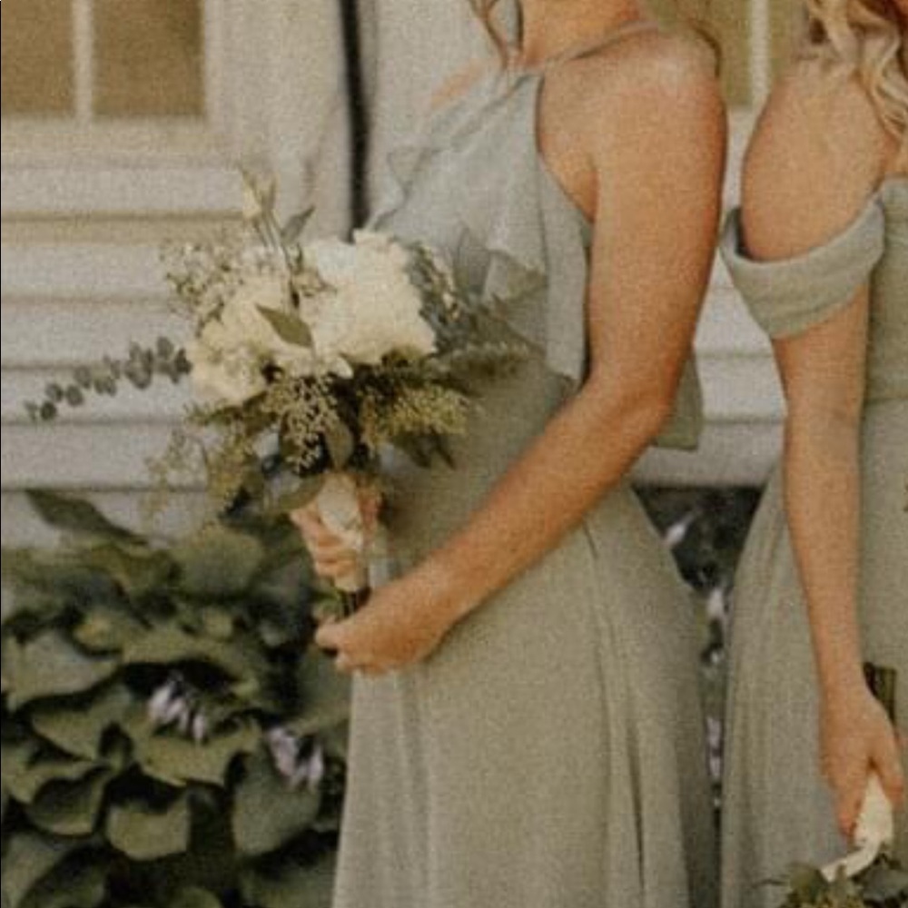 Birdy Grey Mint/Sage Bridesmaid Dress Size Small